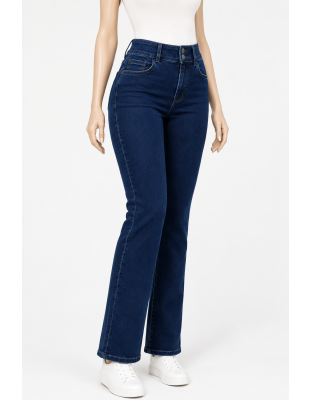 Pantalon Jeans Clasico Mujer 2 Botones