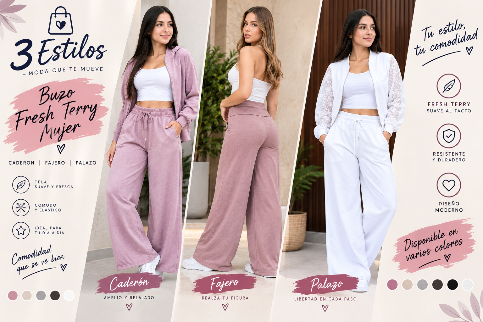 Buzos Fresh Terry para mujer y hombre