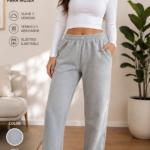 Pantalon buzo clasico franela mujer XL