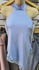 Polo espalda descubierta punta