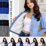 Casaca Jeans Con Peluche