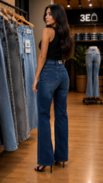 Pantalon Jeans Wideleg Confort - Imagen 2