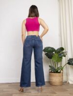 Pantalon Jeans Palazo Elegante - Imagen 3