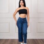 Pantalon Jeans Wideleg petit