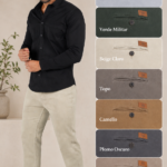 Pantalon Drill semipitillo strech