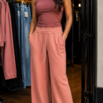 Pantalon Buzo franela mujer