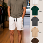 Polo Camisero wafle manga corta